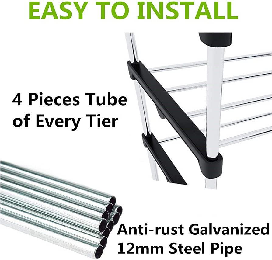 ZS - 7-Tier Shoe Rack - Black