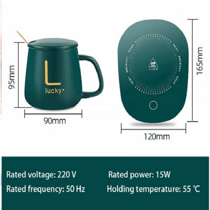 ZS - Ceramic Coffee Cup with Heating Pad
