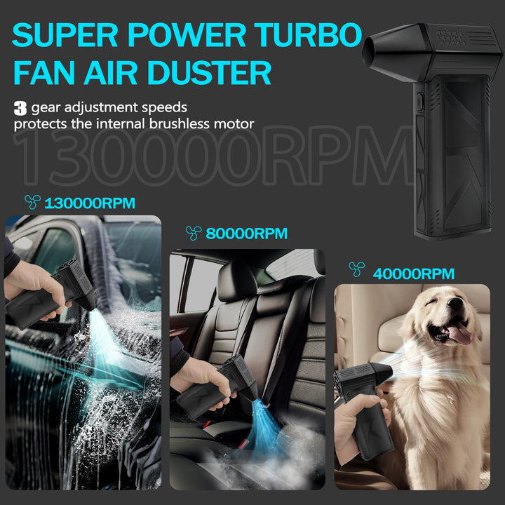 ZS - High-Speed Electric Air Duster - Multi-Purpose Turbo Fan for Cleaning