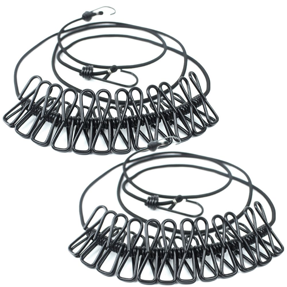 ZS - Camping Home Laundry Line Elastic Clothesline