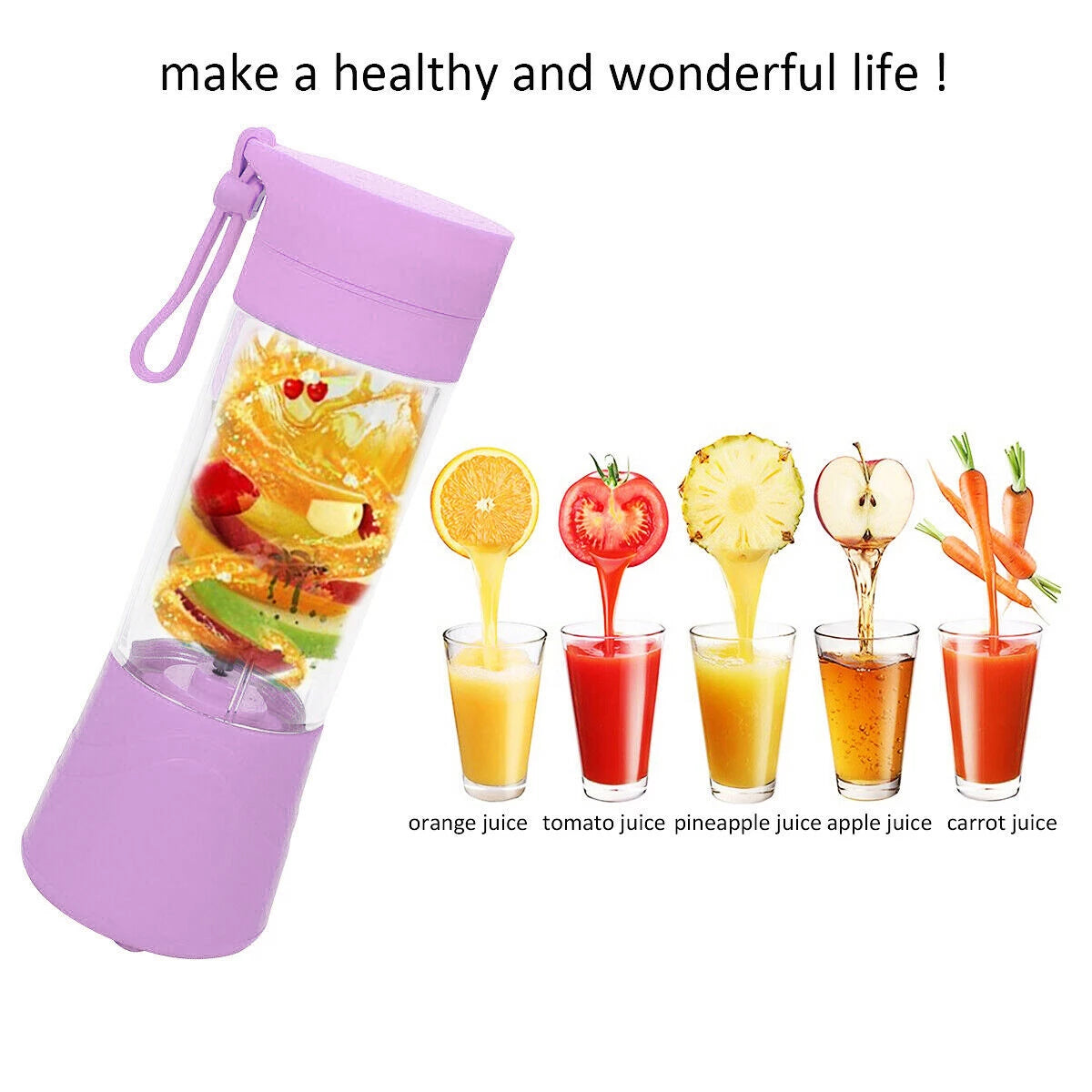 ZS - Portable and Rechargeable Battery Juice Blender