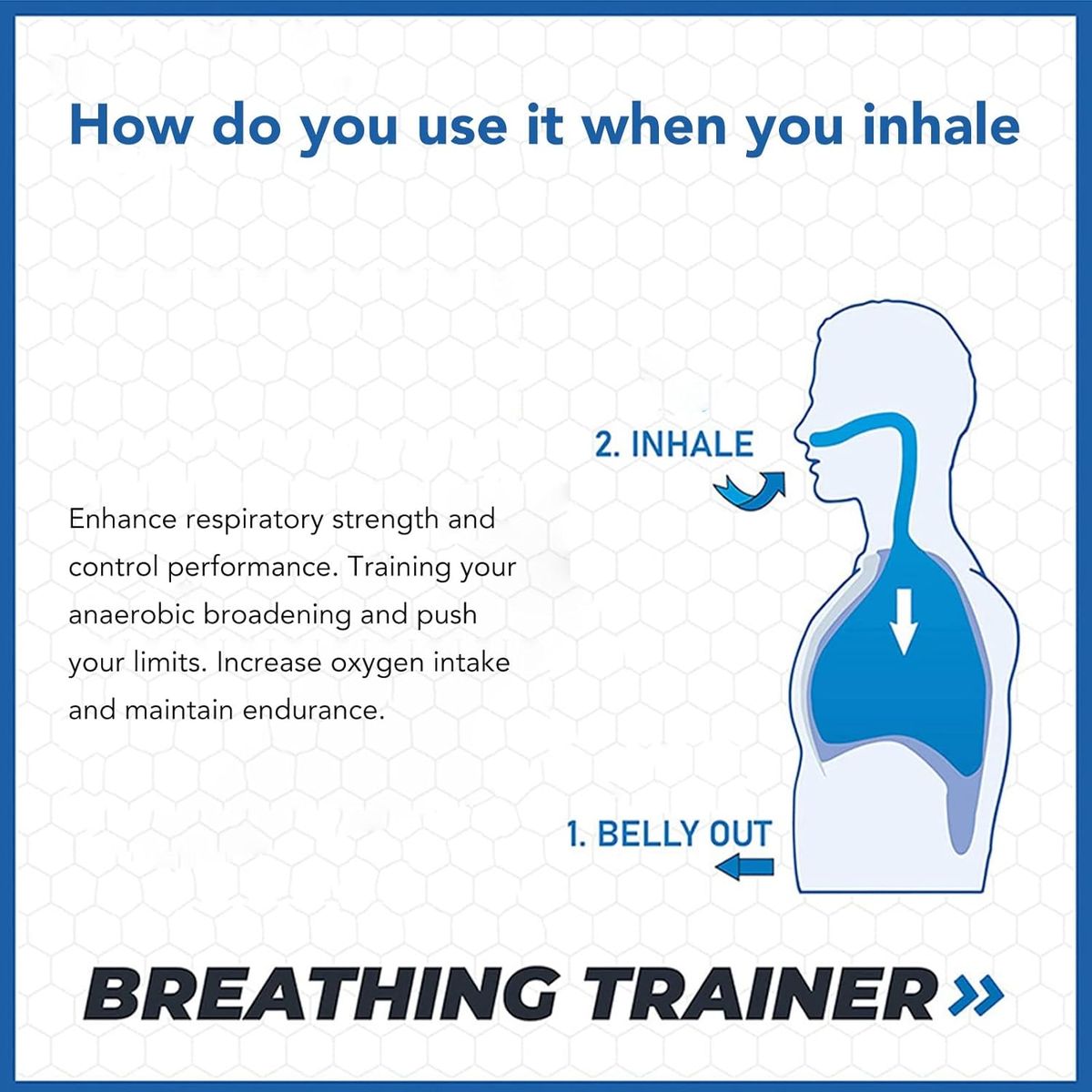 ZS - Portable Breathing Exerciser Lung Trainer