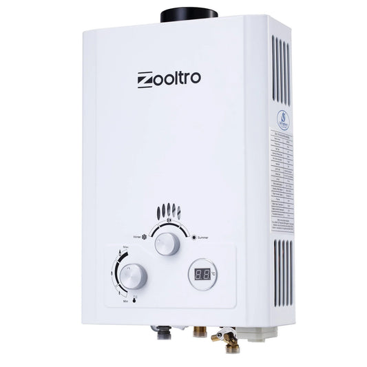 ZS - Zooltro Indoor Outdoor Instant LP Gas Water Heater With LCD Display