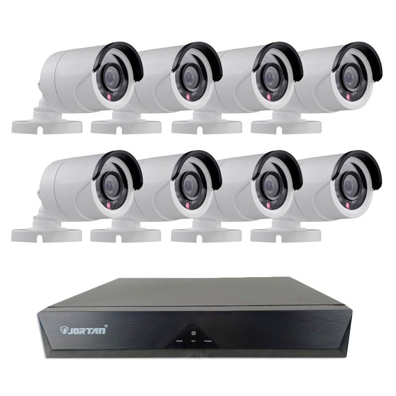 ZS - Jortan 8 Channel AHD 1080P CCTV Camera Surveillance Kit
