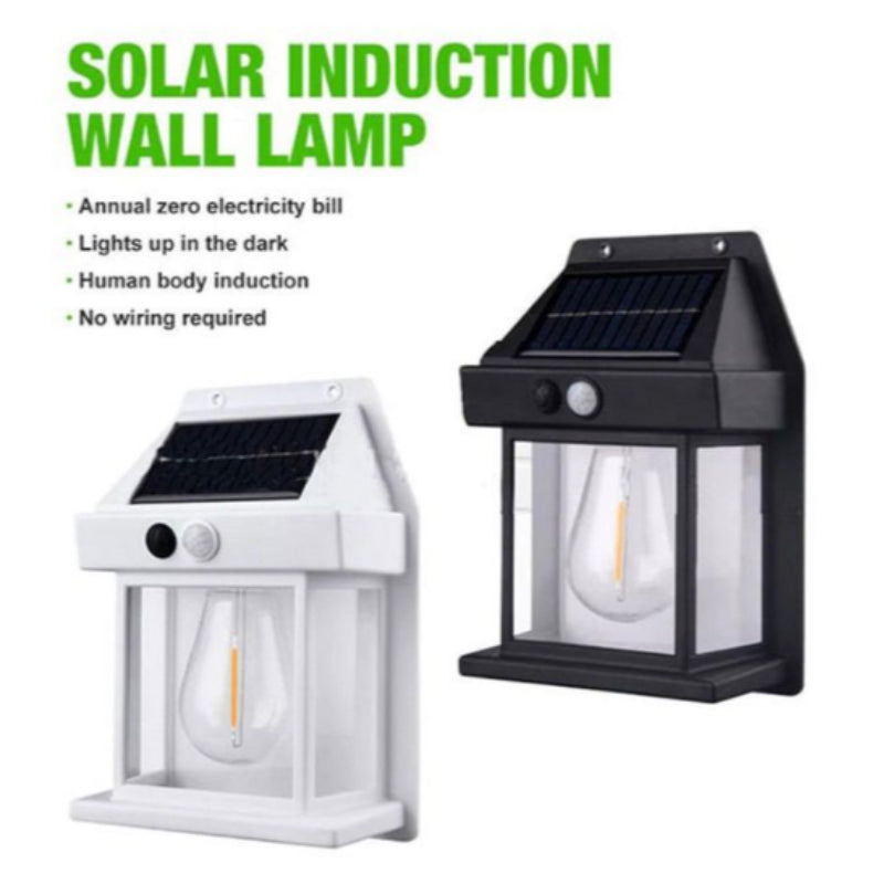 ZS - Solar Wall Lantern Outdoor Wireless Dusk To Dawn Motion Sensor Led Lights