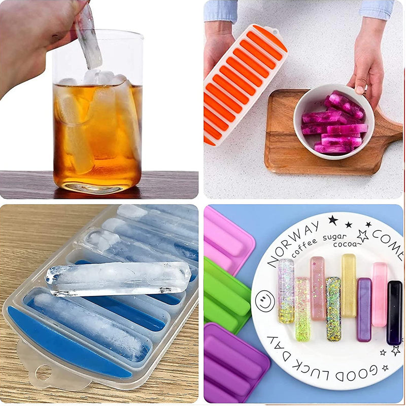 ZS - Narrow Silicone Ice Stick Cube Tray