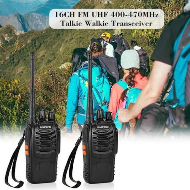 ZS - Baofeng 16-Channel UHF Walkie Talkie 2-Way Radio - 2 Piece