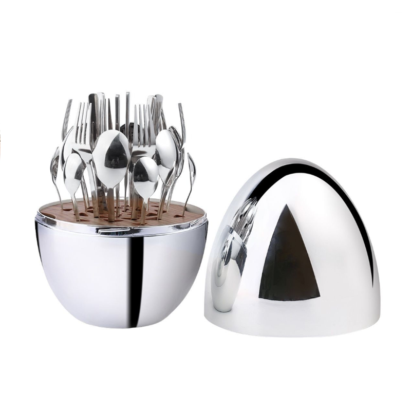 ZS - Egg Shaped Cutlery Set 24pcs