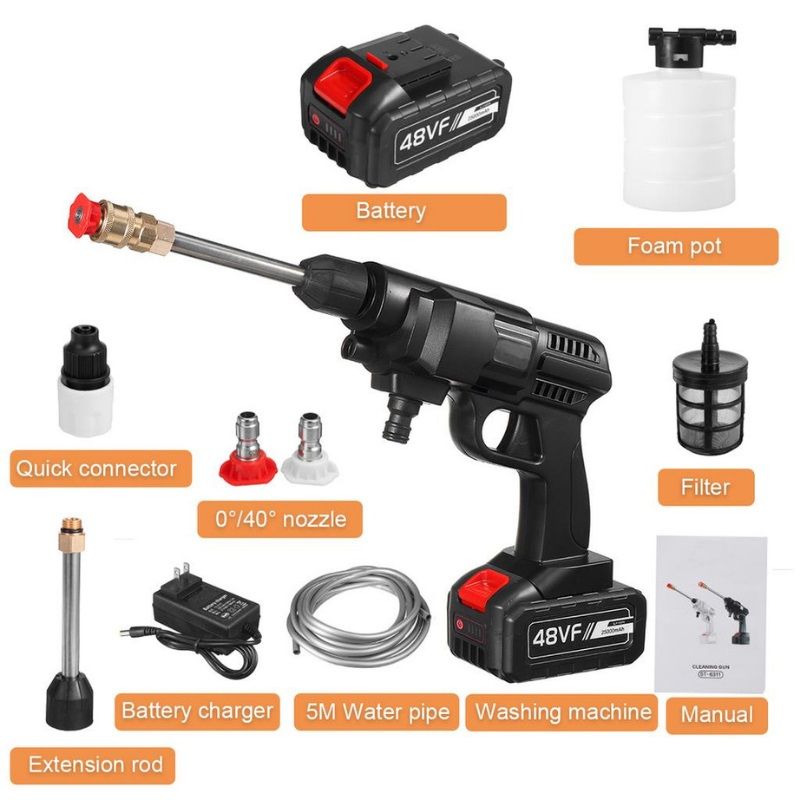 ZS - High Pressure Car Wash Cleaning Gun 48v