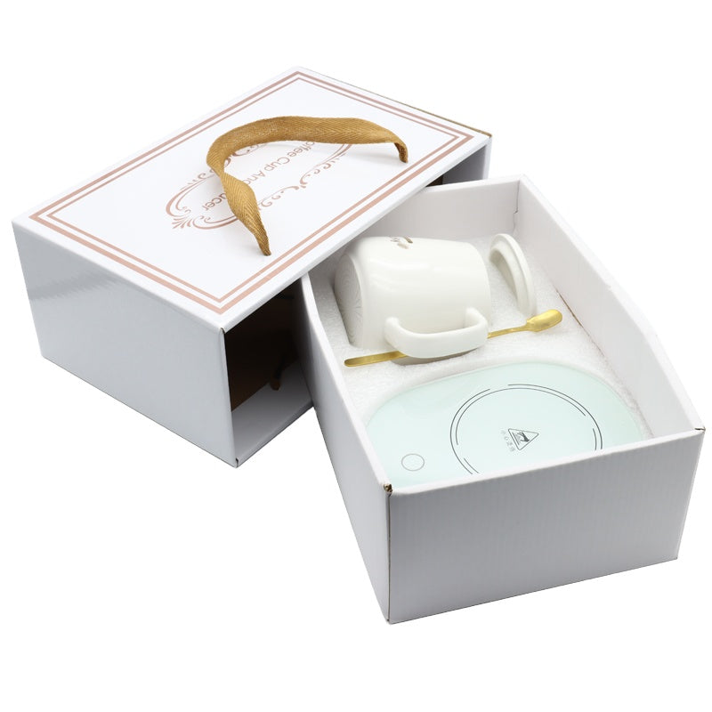 ZS - Ceramic Coffee Cup with Heating Pad