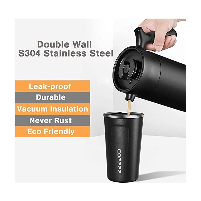 ZS - Stainless Steel Vacuum Travel Coffee Mug - 510ml