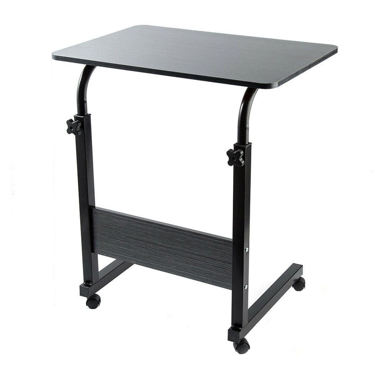 ZS - Portable Laptop Desk With Adjustable Stand & Wheels