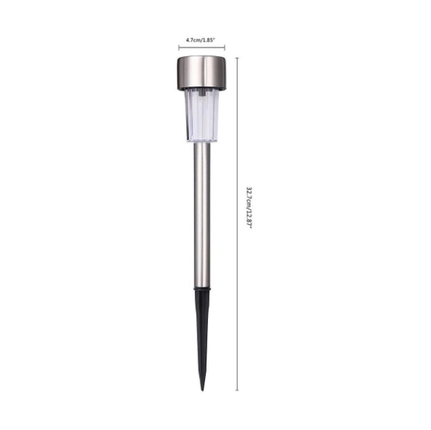 ZS - 10 Pieces Of Waterproof Solar LED Light Garden Lamp Pathway Lights