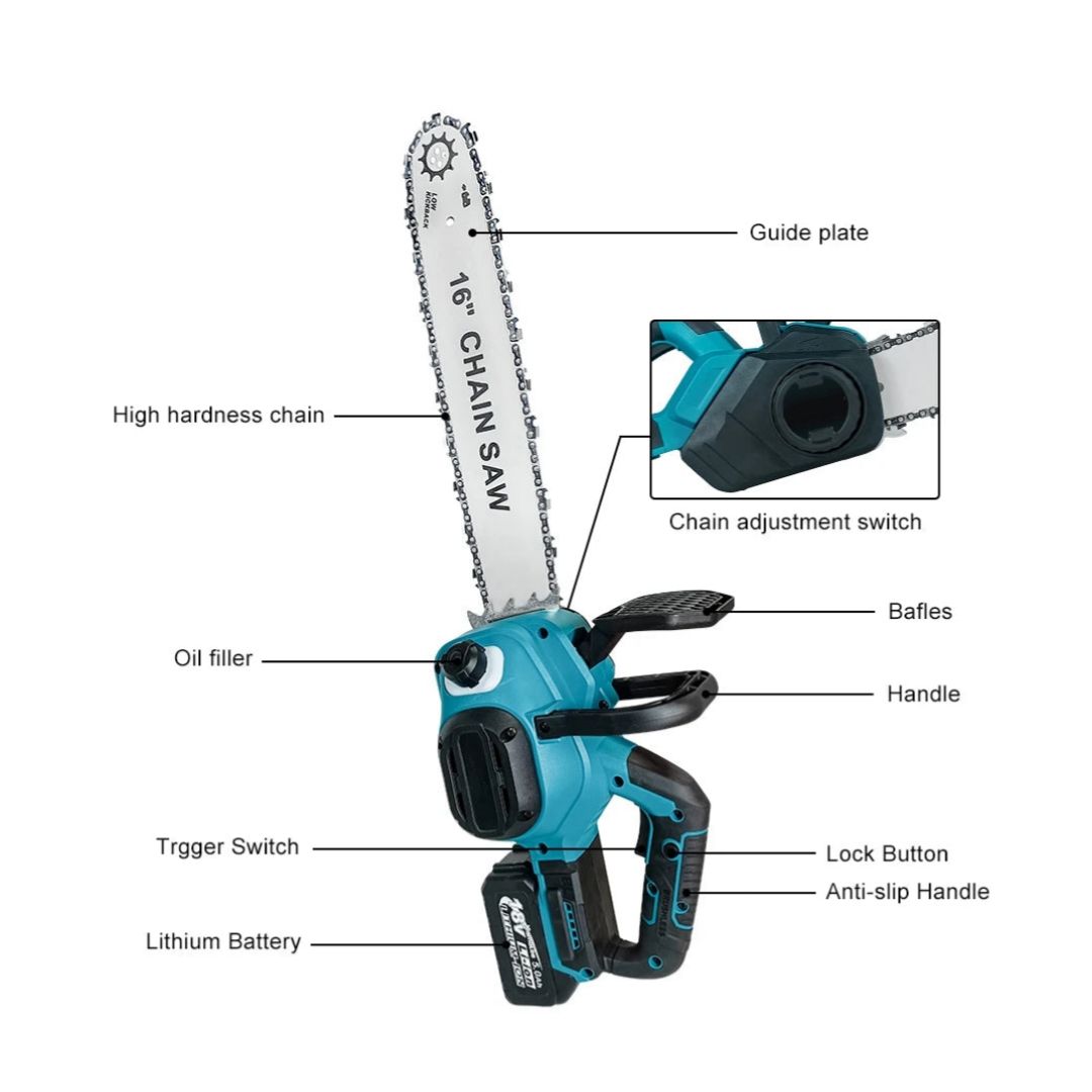 ZS - 16 Inch Cordless Brushless Chain Saw