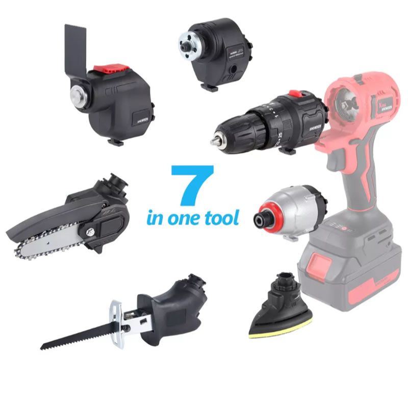 ZS - 21V 7 in 1 Interchangeable Multi-Head Cordless Tools