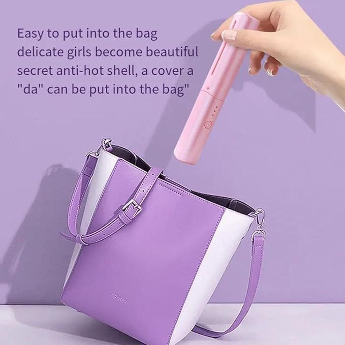 ZS - Portable Rechargeable Travel Heat Comb Hair Straightener