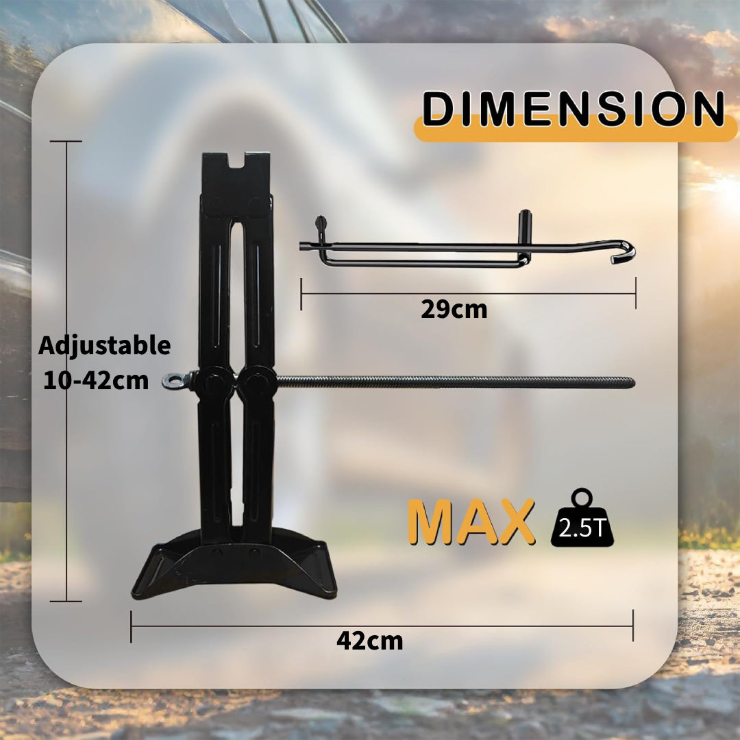 ZS - Scissor Jack 2 Tons Lifting Jack SUV Car Emergency Kit With Hand Crank