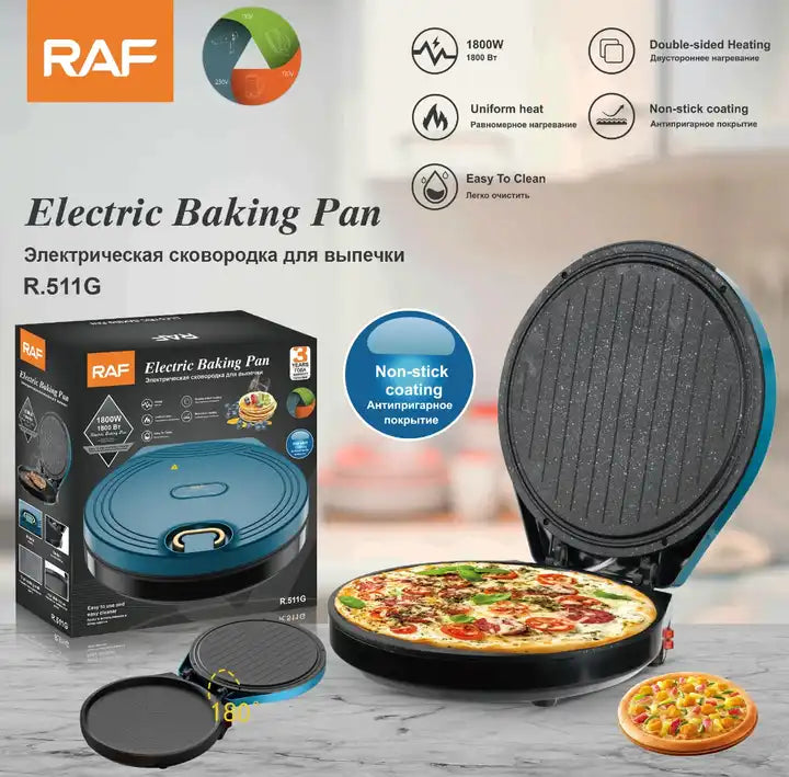 ZS - RAF Electric Aluminum Non-Stick Baking Pan 1800W