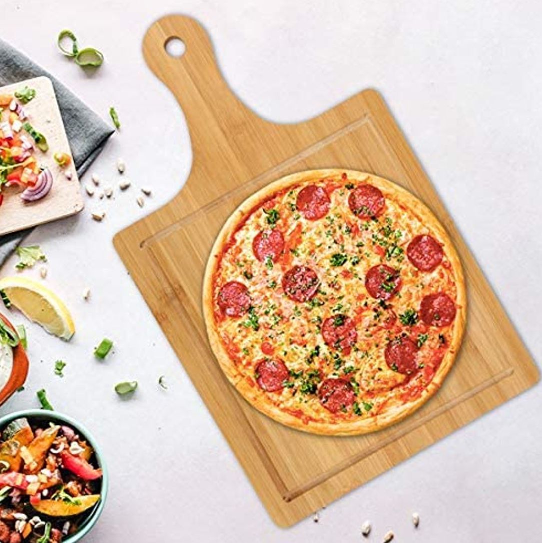 ZS - Bamboo Fruit Plate - Pizza Board - Cheese Board