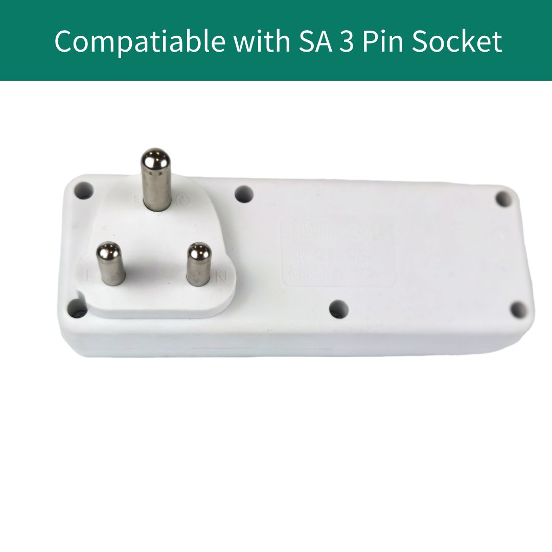 ZS - Redisson Multiplug 3-Way with 2xUSB for Phone Charging