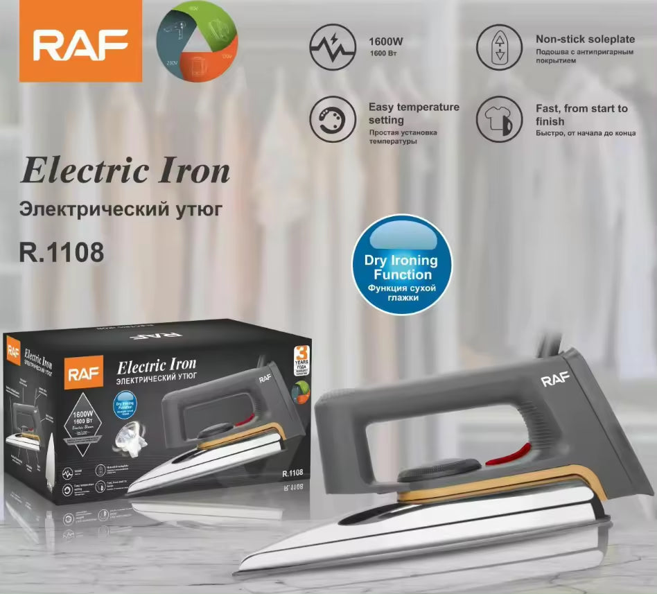 ZS - RAF electric iron professional dry iron non-stick iron