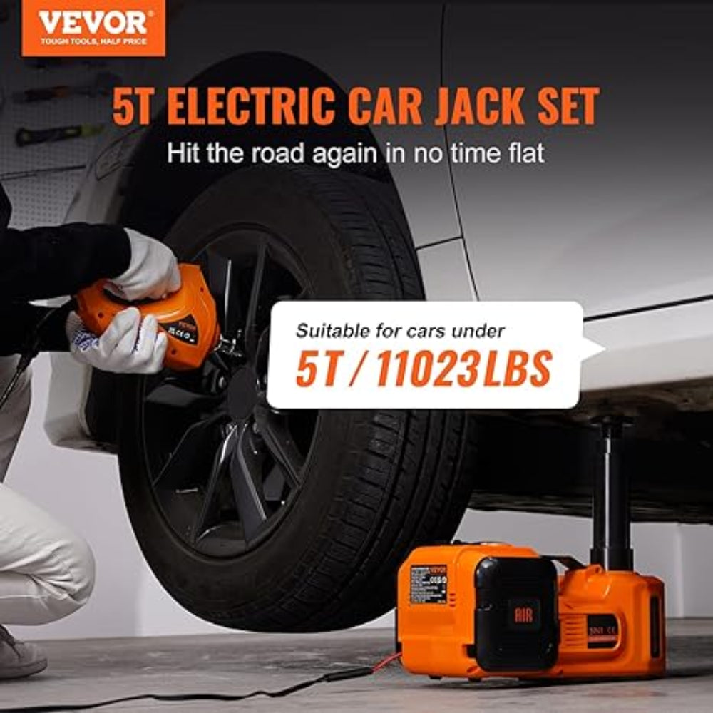 ZS - Electric Car Jack, 5 Ton/11023 LBS Hydraulic Jack Lift
