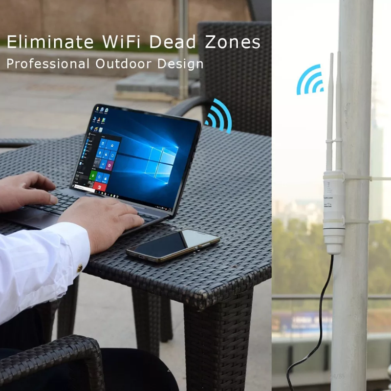 ZS - AC600 Power Dual Band Outdoor Wi-Fi Range Extender