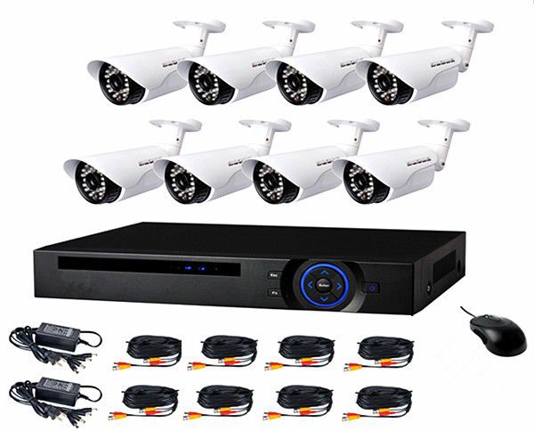 ZS - AHD CCTV Direct - 8 Channel cctv camera system - Full Kit Perfect security