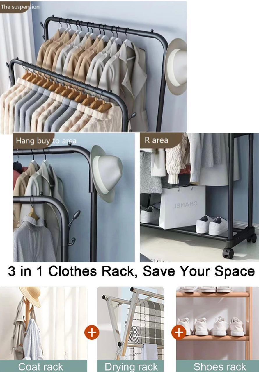ZS - Multi-purpose Hanging Rack With Wheels