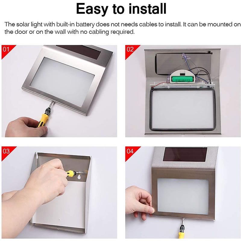 ZS - Solar Powered House Number Light
