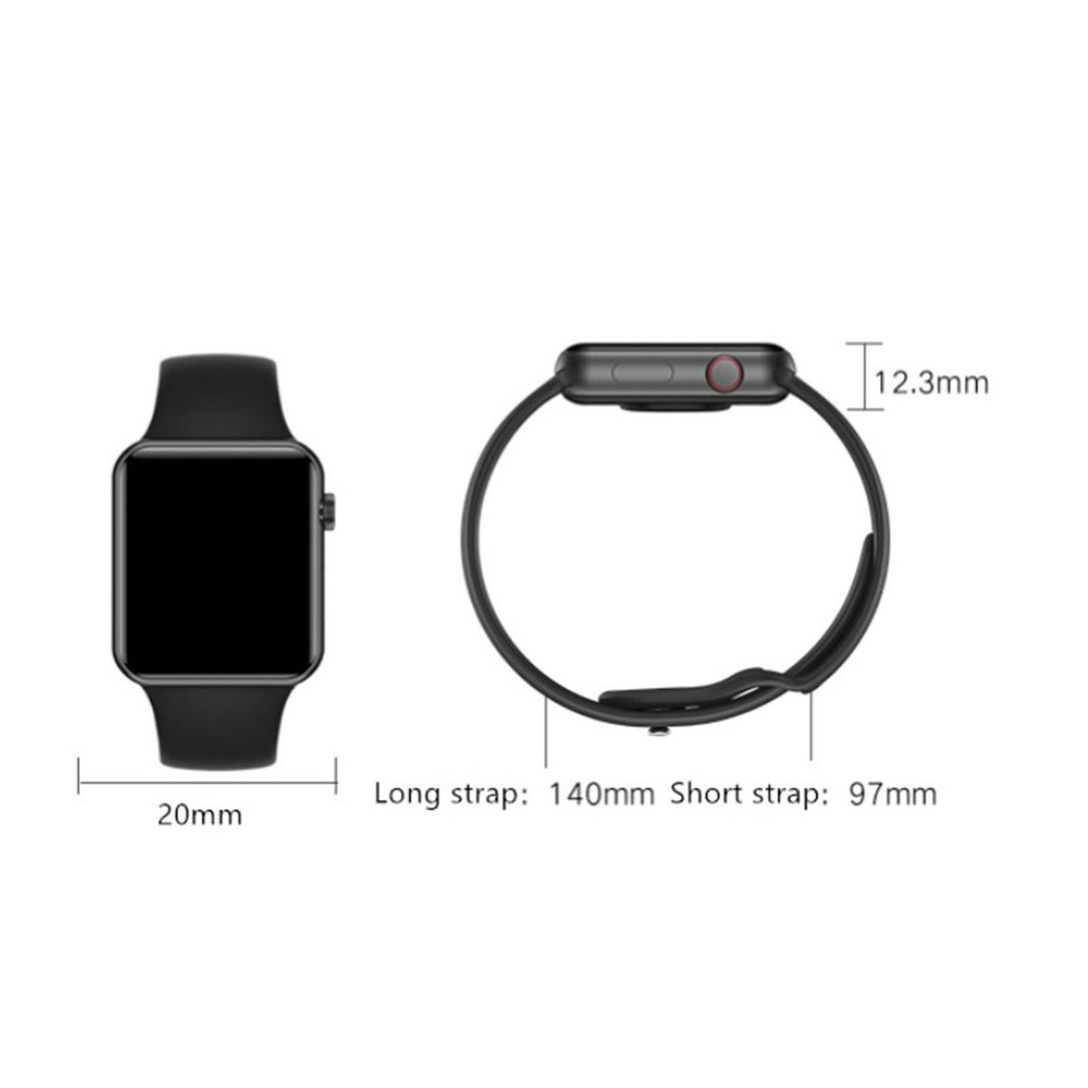 ZS - T500 Smartwatch and Fitness Tracker