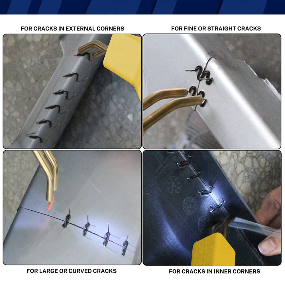 ZS - 600 Pieces Multifunctional Stainless Steel Plastic Welding Staples