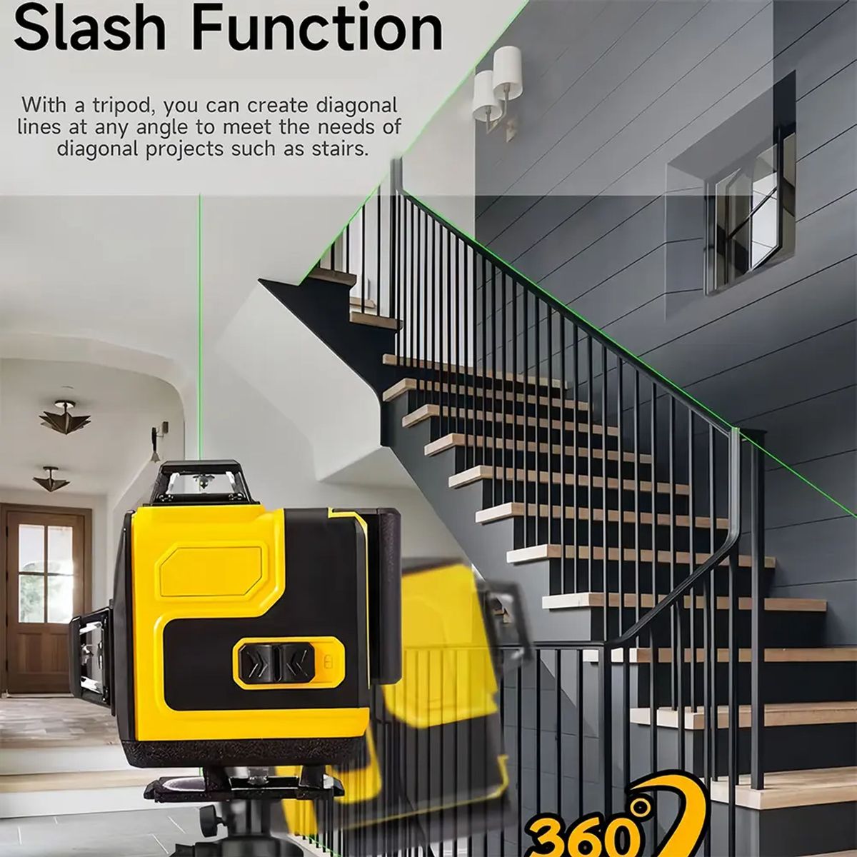 ZS - 3D-4D 16 Lines Rechargeable Laser Level Cordless