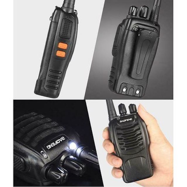 ZS - Baofeng 16-Channel UHF Walkie Talkie 2-Way Radio - 2 Piece