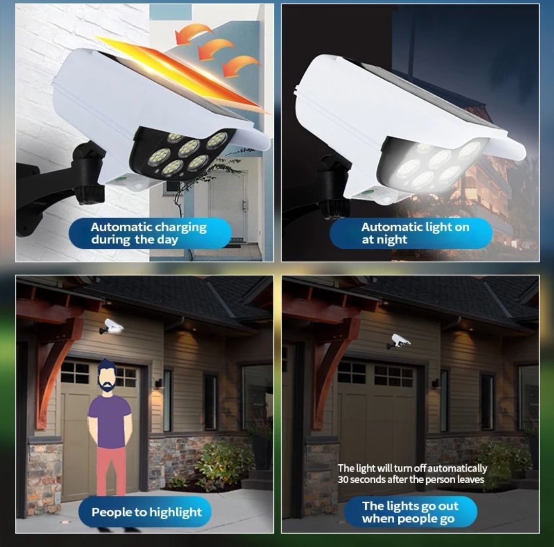 ZS - Solar Security Light With Sensor And Remote