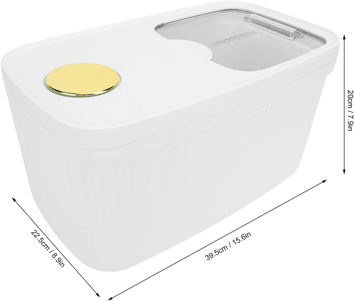 ZS - Airtight 10kg Large Capacity Rice Storage Container