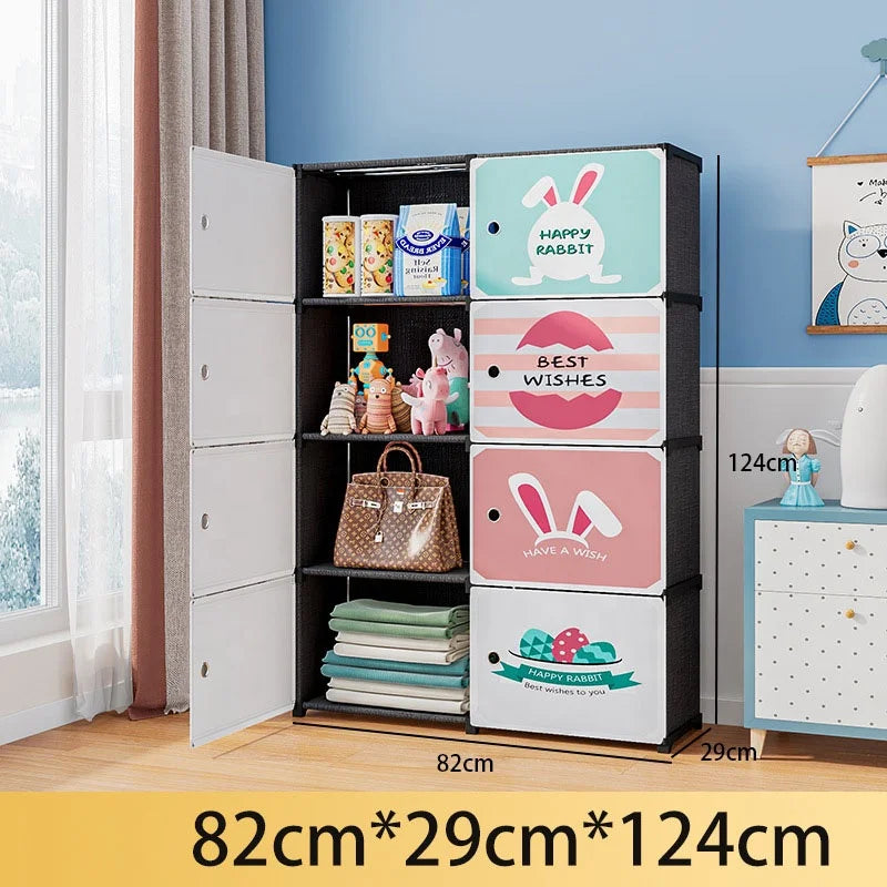 ZS - Modular Cube Storage Organizer with Doors