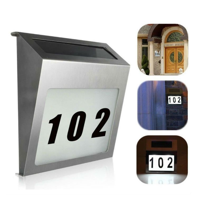 ZS - Solar Powered House Number Light