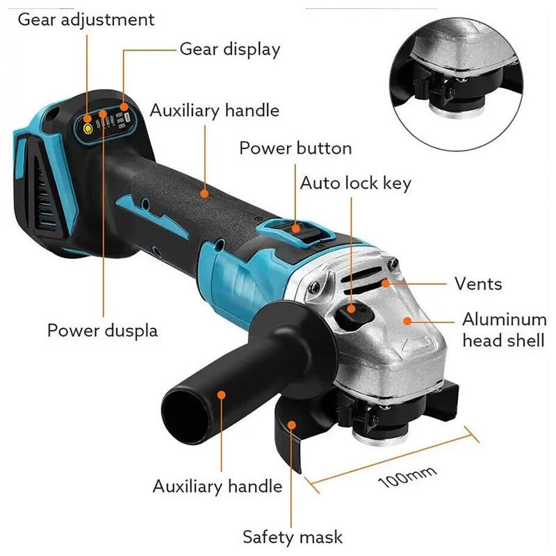 ZS - 98V 4 in 1 Multi-Function Power Toolset CORDLESS