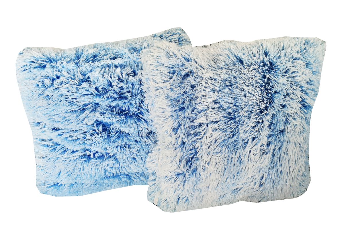 ZS - Soft Fluffy Scatter Cushions - Set of 2 - 40x40cm