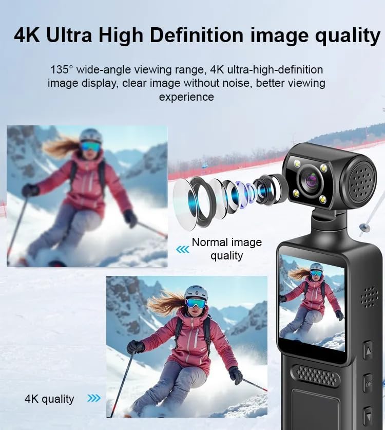 ZS - 2K HD Portable Pocket Camera