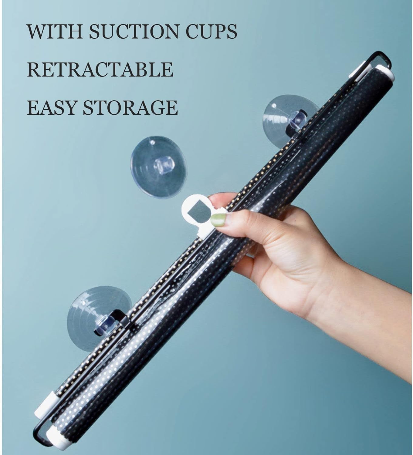 ZS - Blackout Roller Blind with Sun Shade Without Drilling Blackout Curtains With Suction Cup