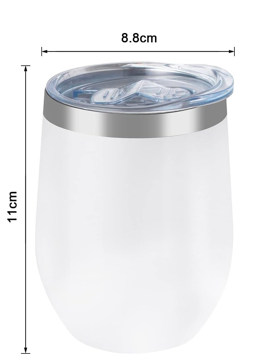 ZS - 350ml/12oz Stainless Steel Insulated Travel Mug With Lid