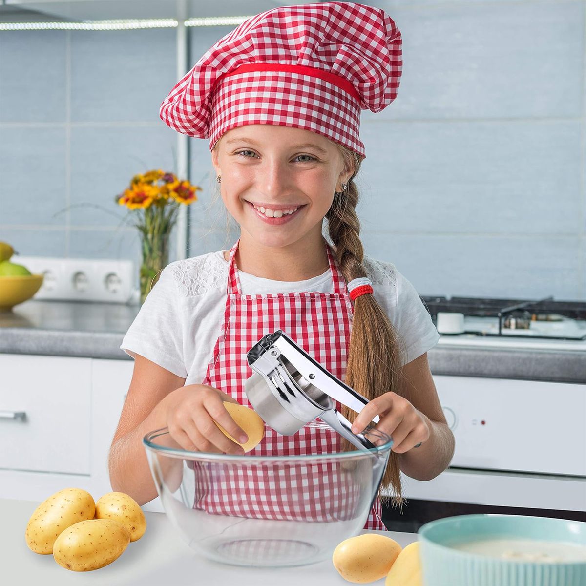 ZS - Premium Stainless Steel Potato Masher
