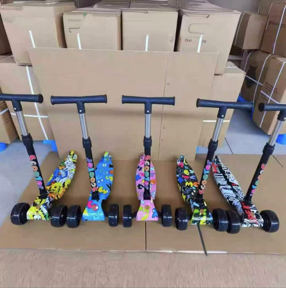 ZS - 3-Wheel Adjustable Foot Scooter