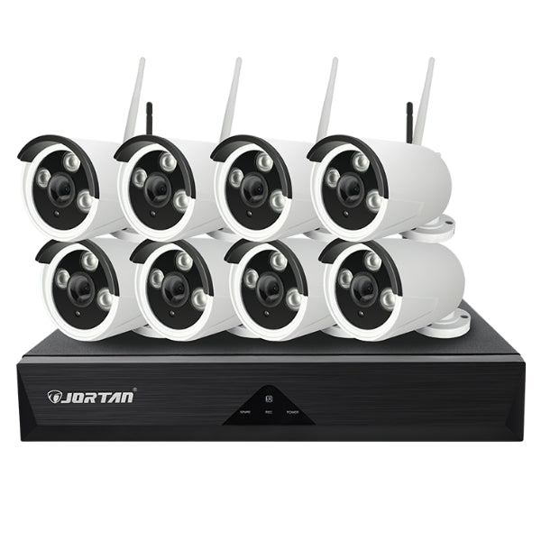 ZS - Jortan NVR Kit 8 Channel, 8 Camera 1080P Outdoor Camera System