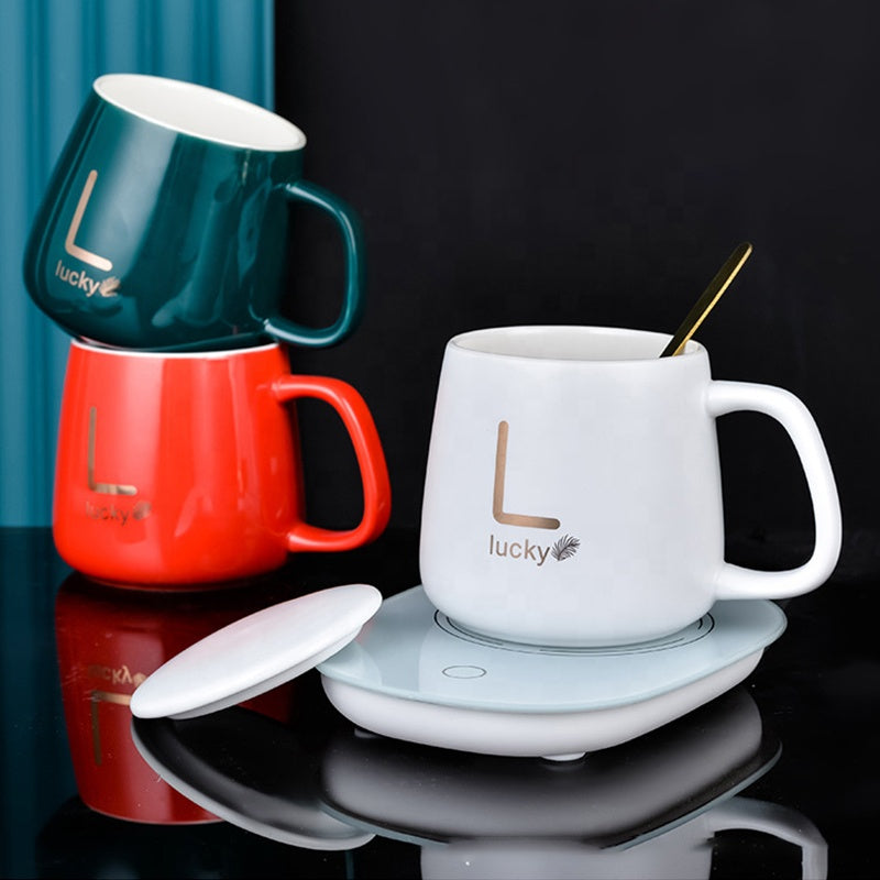 ZS - Ceramic Coffee Cup with Heating Pad