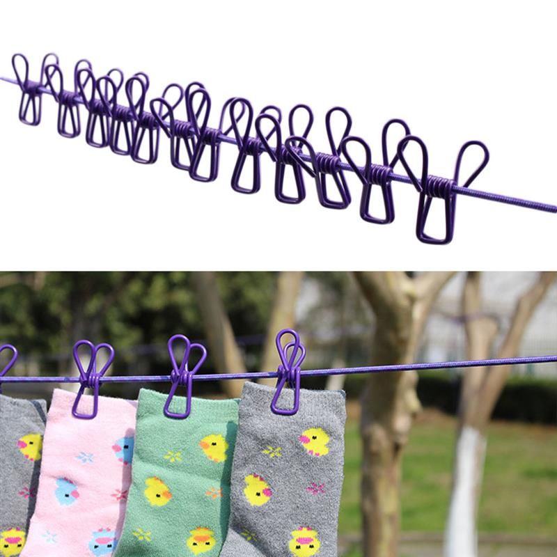 ZS - Camping Home Laundry Line Elastic Clothesline