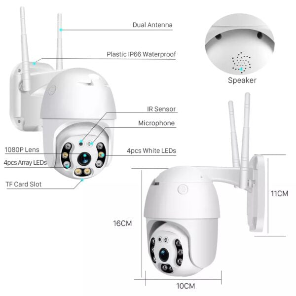 ZS - IP HD 360 Wifi Camera With ICSee App