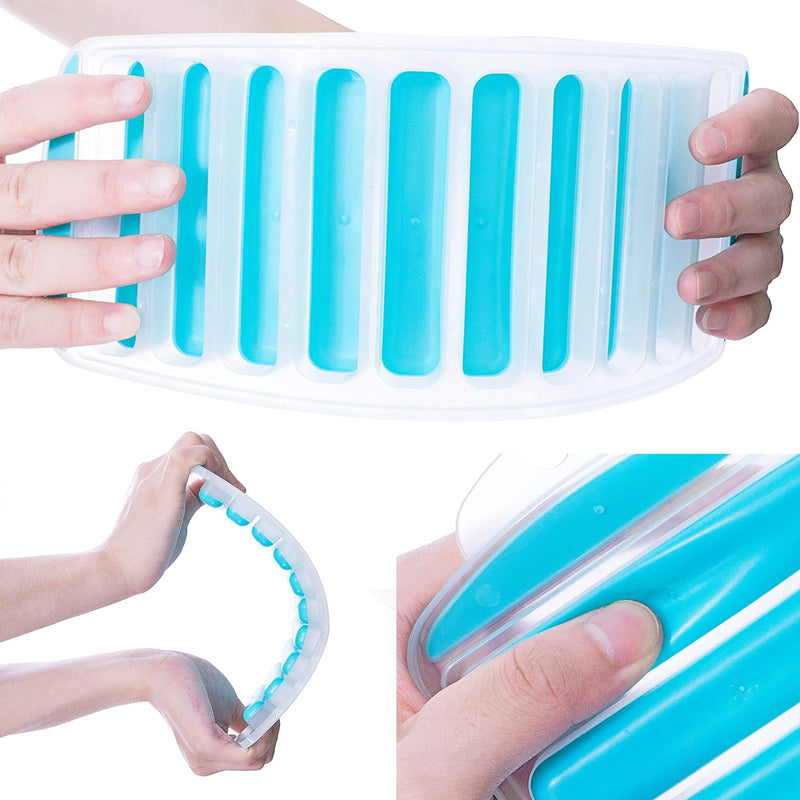 ZS - Narrow Silicone Ice Stick Cube Tray